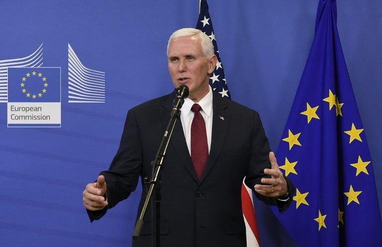 Vice-presidente dos EUA expressa "forte compromisso" de Trump com UE 