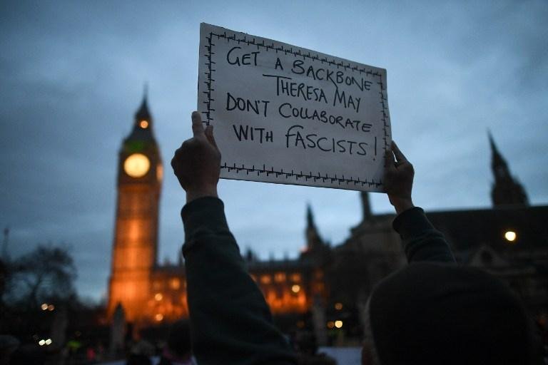 Imigrantes protestaram pelos seus direitos no Reino Unido