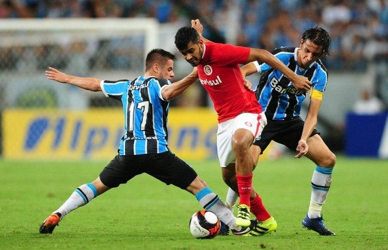 Brenner negou inten&ccedil;&atilde;o de machucar Geromel no Gre-Nal