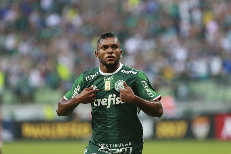 Artilheiro na Libertadores de 2016, Borja hoje defende o Palmeiras