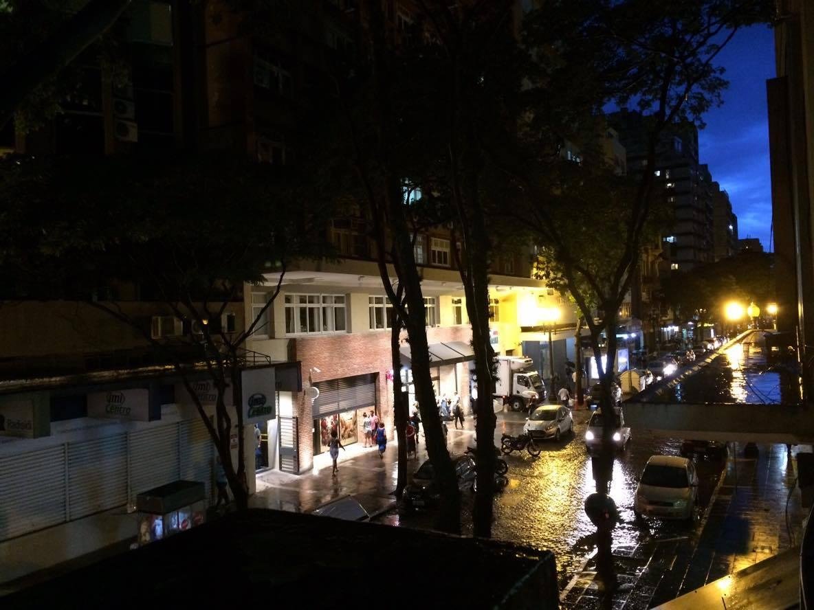 Forte chuva atingiu Centro Hist&oacute;rico nesta quinta-feira