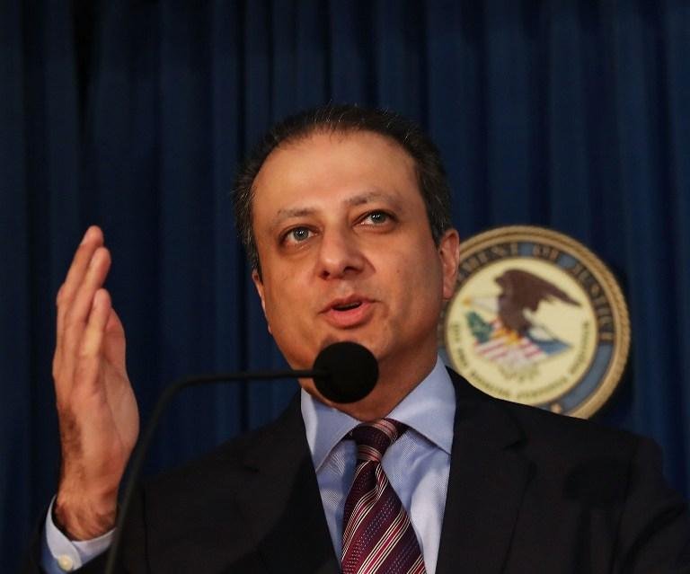 Preet Bharara havia sido nomeado pelo governo de Barack Obama