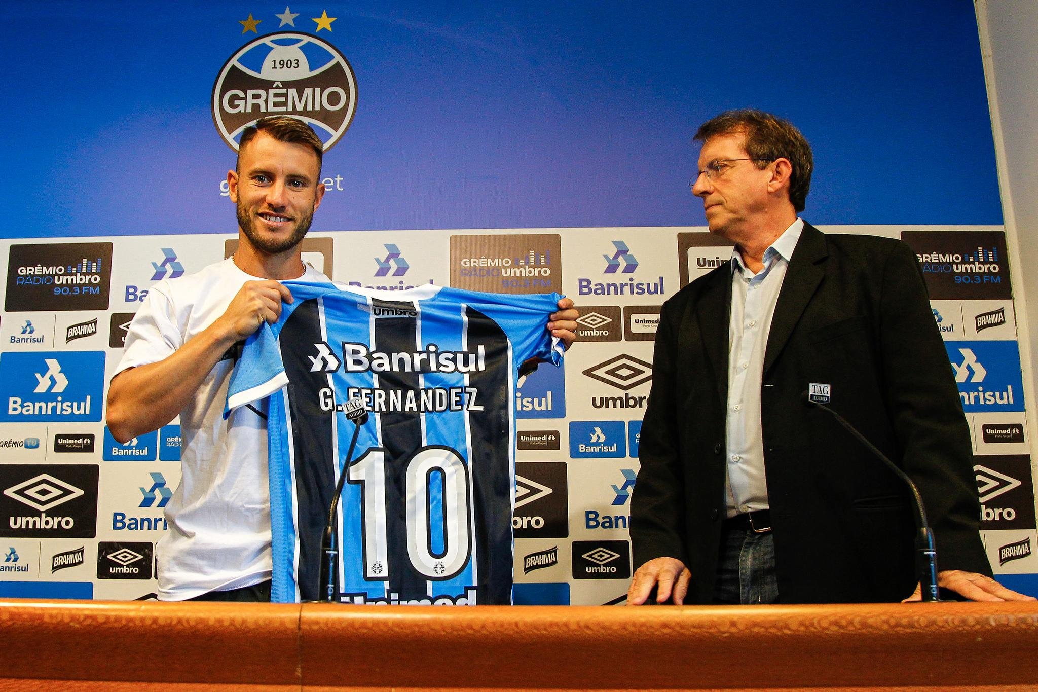 Gast&oacute;n Fern&aacute;ndez dever&aacute; estrear pelo Gr&ecirc;mio contra o Brasil