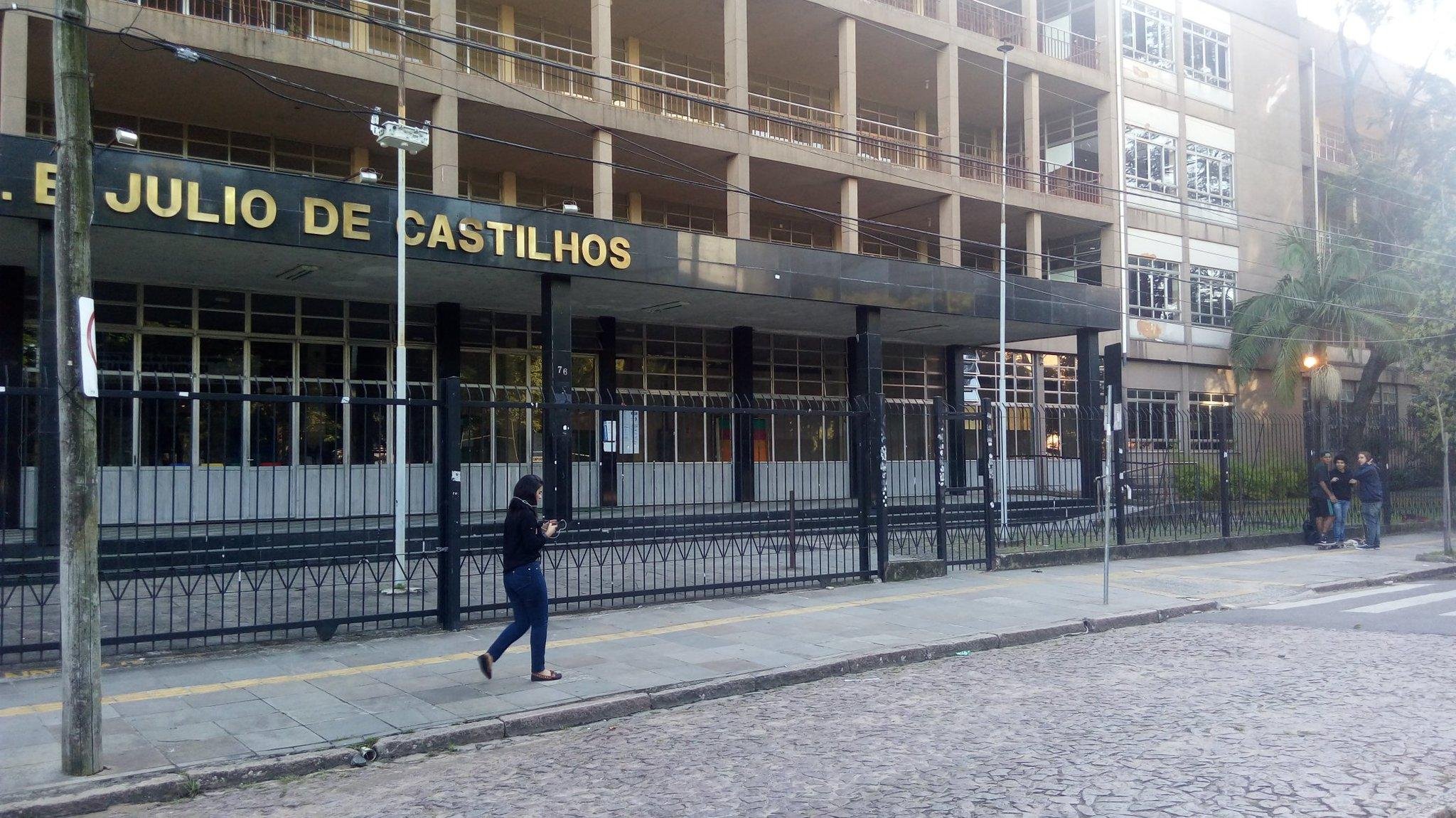 Col&eacute;gio Estadual J&uacute;lio de Castilhos n&atilde;o tem aula nesta quarta
