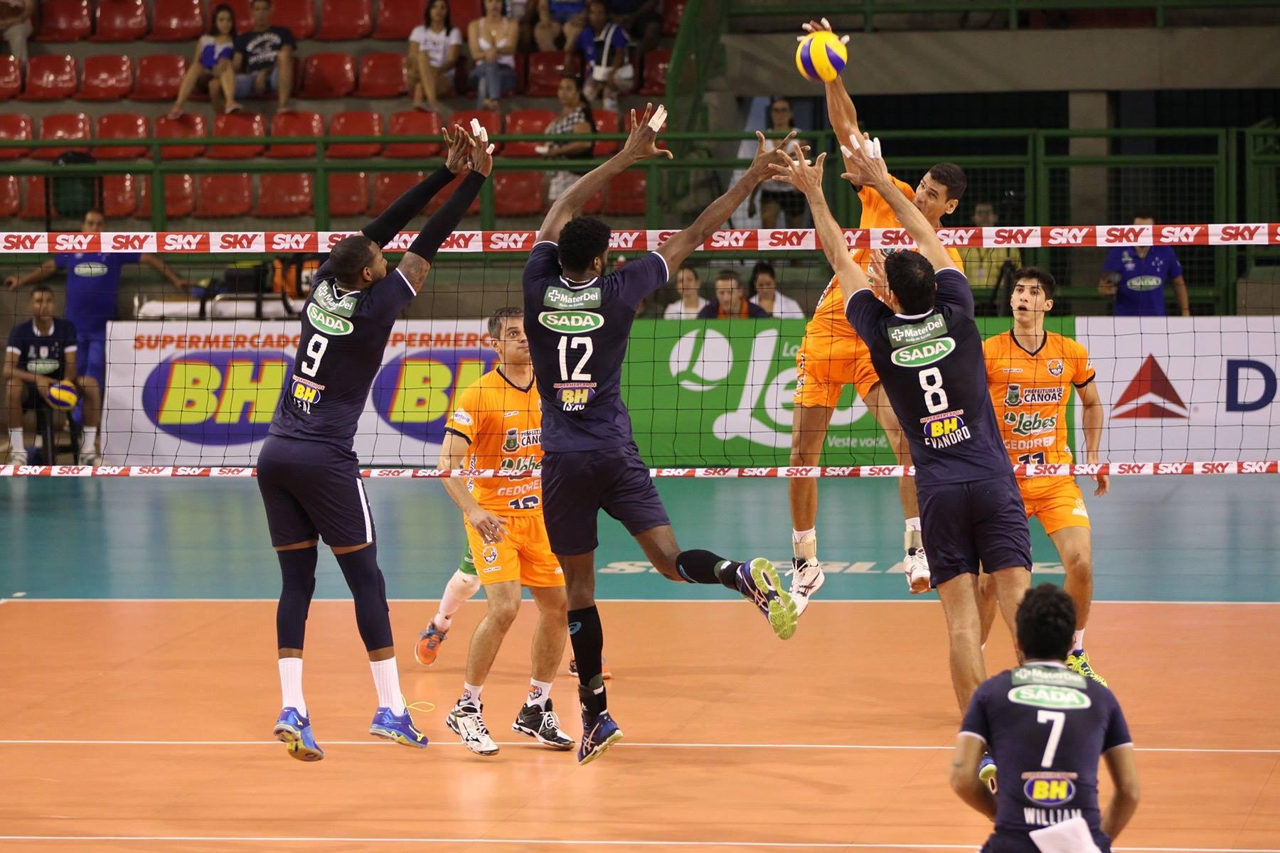 Lebes Gedore Canoas perde para Cruzeiro nos play-offs da Superliga