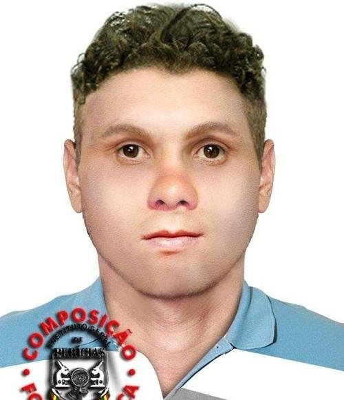 O retrato falado foi feito a partir da descri&ccedil;&atilde;o do amigo que estava com Delgado no momento do assasinato