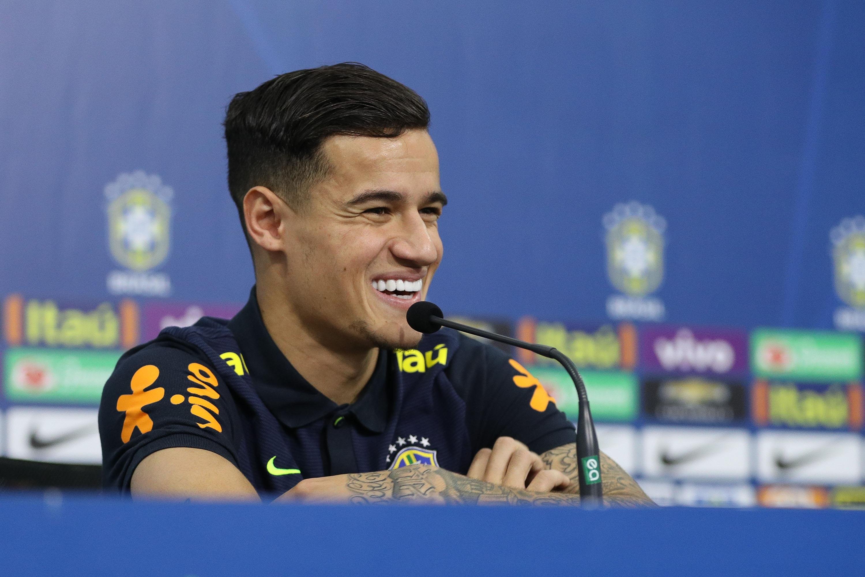 Philippe Coutinho apontou o resgate da confian&ccedil;a como fator diferencial do Brasil