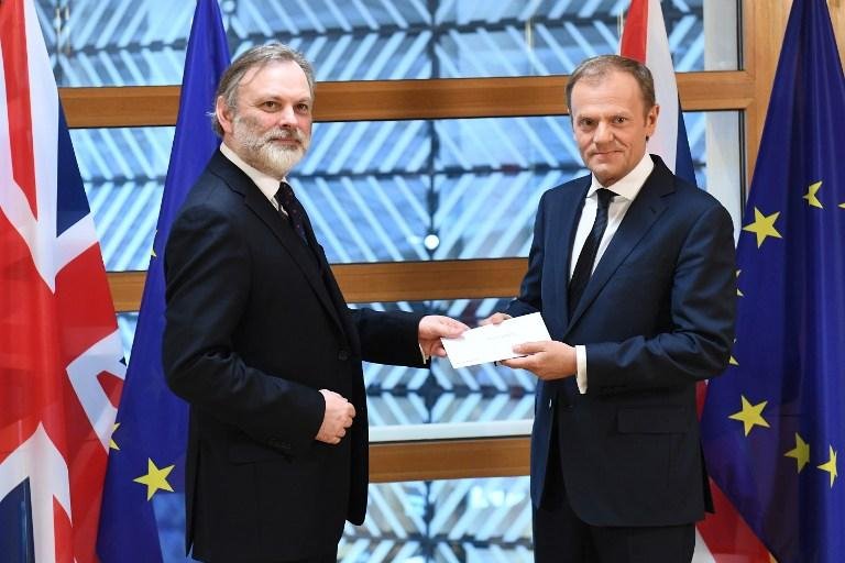 UE recebeu a notifica&ccedil;&atilde;o oficial de Londres