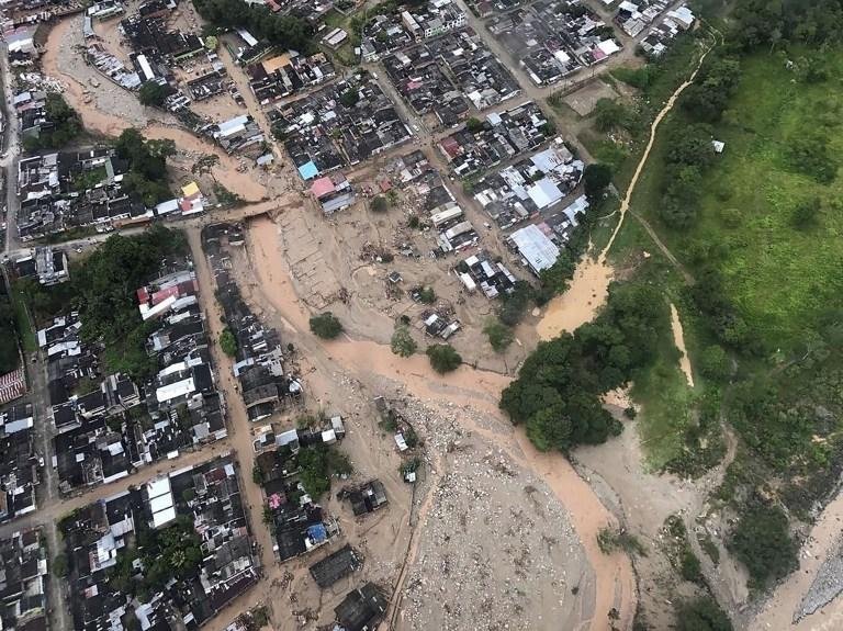 Deslizamento na cidade de Mocoa foi causado pela cheia de tr&ecirc;s rios ap&oacute;s tempestades 