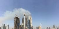 Incêndio perto da torre mais alta do mundo, em Dubai, deixa quatro feridos