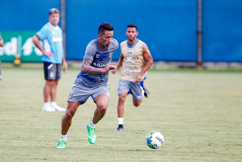 Barrios marcou primeiro gol pelo Gr&ecirc;mio contra o VEC