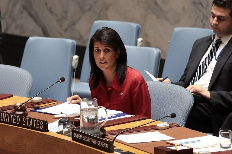 Embaixadora Nikki Haley afirmou que pa&iacute;s tinha "todas as justificativas" para realizar ataque contra S&iacute;ria