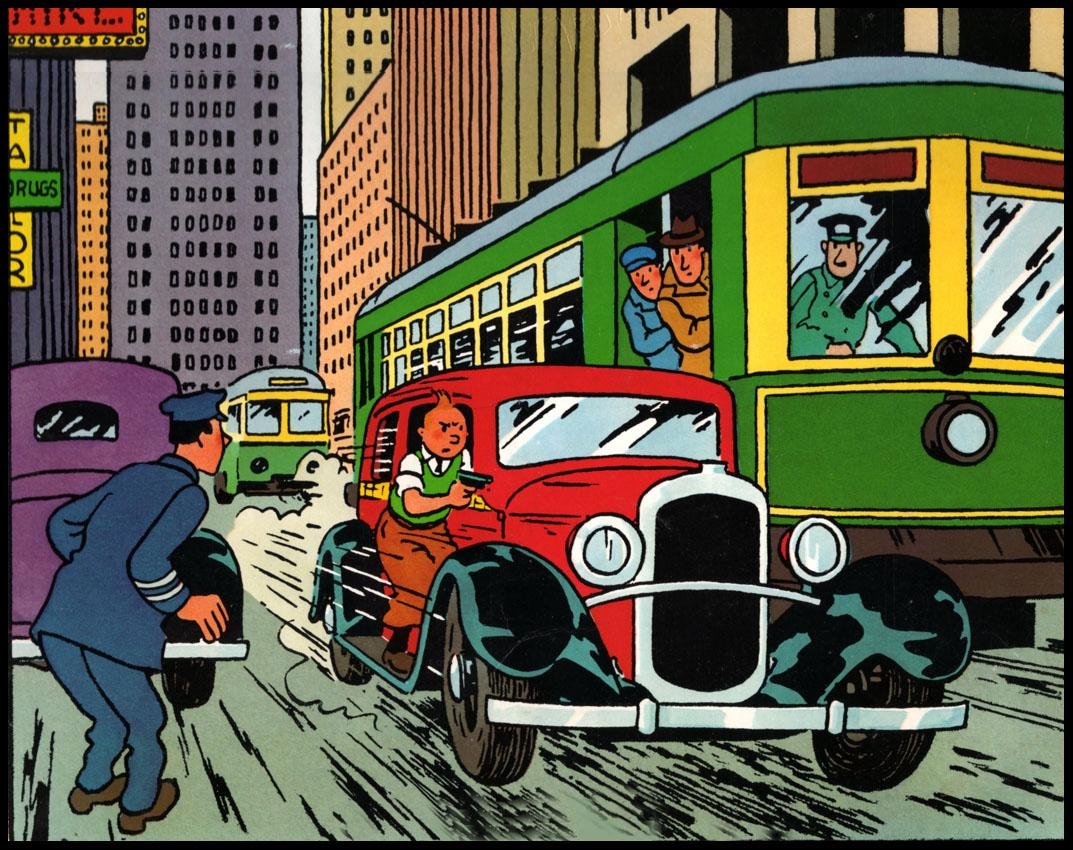 Trata-se de um dos quatro &uacute;nicos desenhos coloridos incorporados &agrave; edi&ccedil;&atilde;o em preto e branco de 1937	