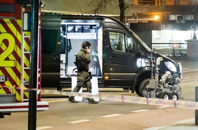 Segundo a pol&iacute;cia, o dispositivo parecia ter um potencial destrutivo limitado