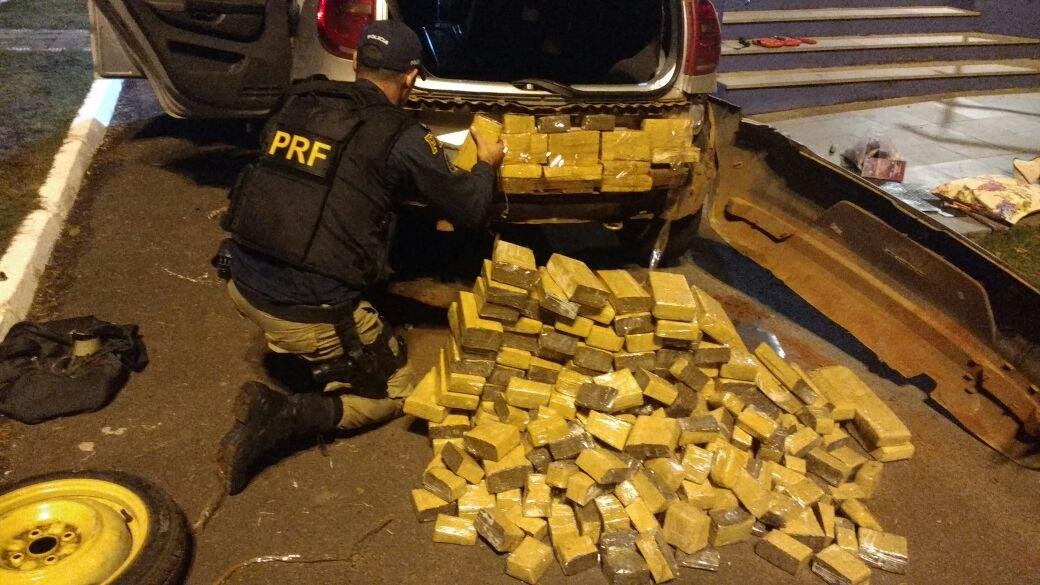 Mais de 130 quilos de maconha s&atilde;o apreendidos em Livramento 
