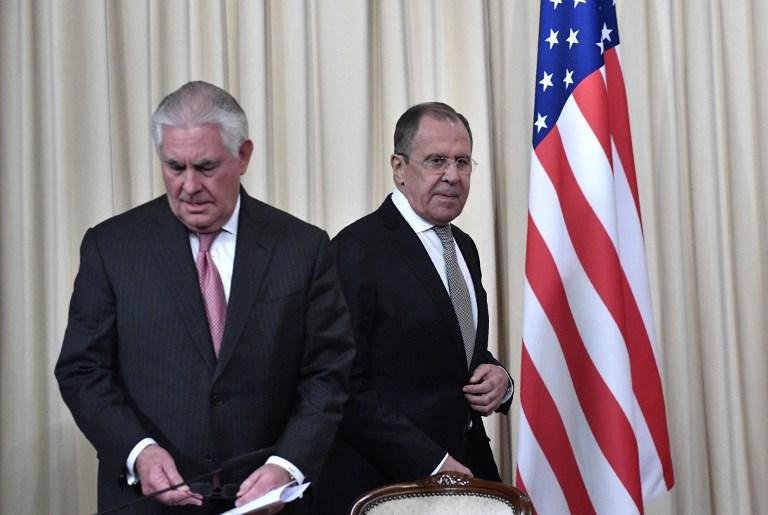 Rex Tillerson e Serguei Lavrov se reuniram em Moscou 