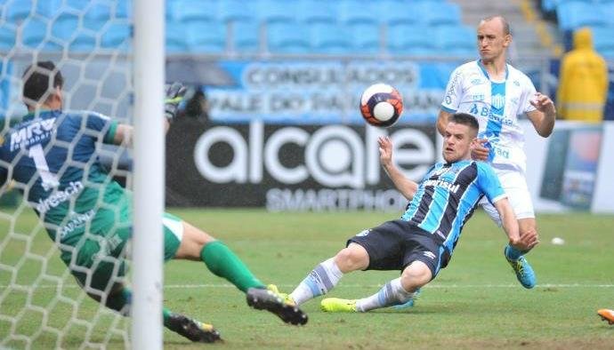 Ramiro foi autor do gol do Gr&ecirc;mio