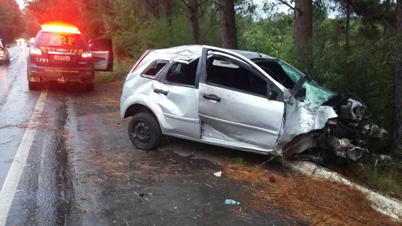 M&atilde;e e filha morrem em acidente na BR 153, em Cachoeira do Sul