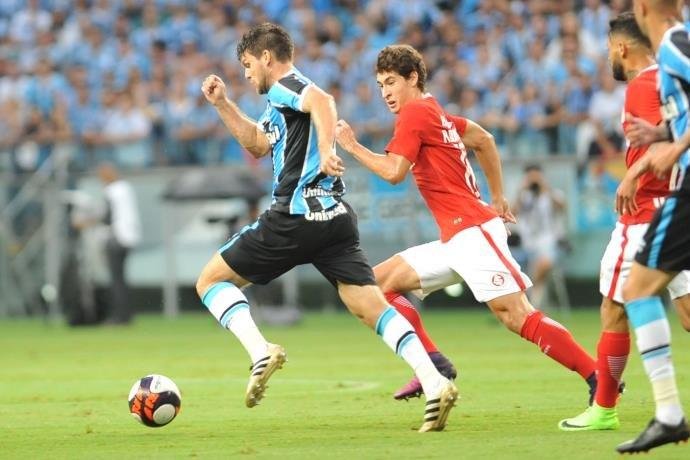 Inter e Gr&ecirc;mio jogam no domingo pela semifinal do Gauch&atilde;o