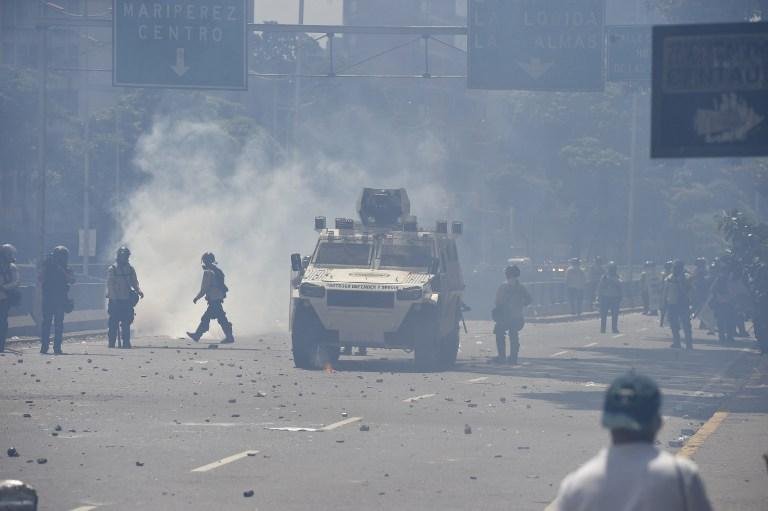 For&ccedil;a Armada reafirma lealdade a Maduro antes de protesto opositor