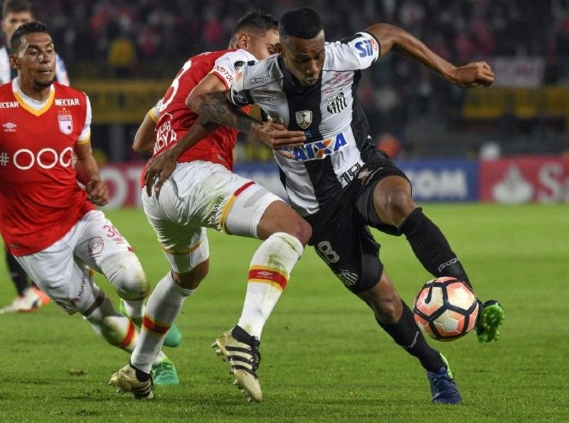 Santos fica no empate com o Santa Fe e lidera grupo 2 da Libertadores