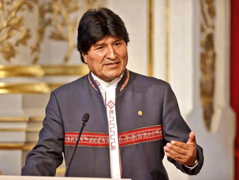 Presidente da Bol&iacute;via Evo Morales mant&eacute;m apoio ao seu aliado pol&iacute;tico Maduro