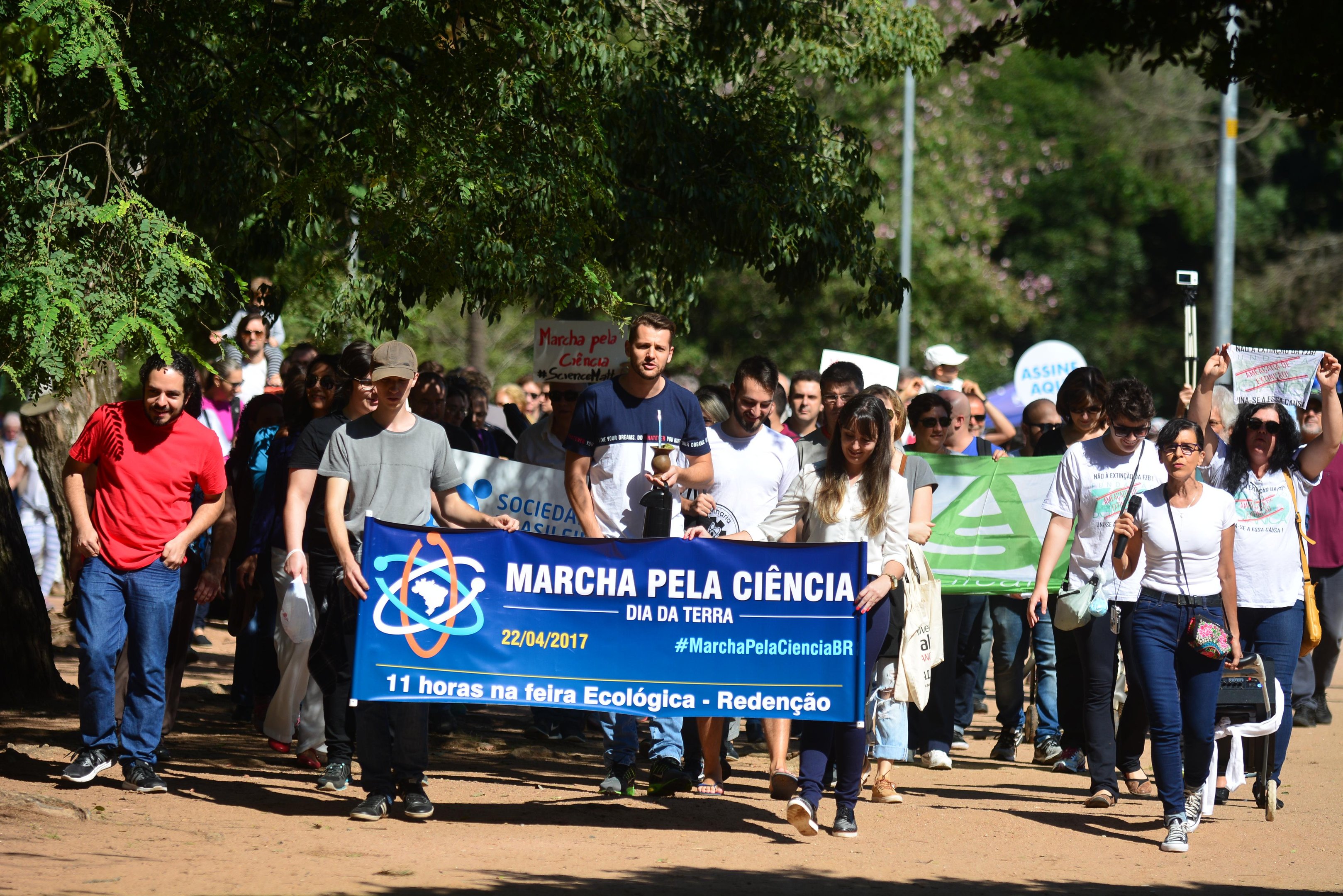 Marcha foi realizada no Parque Farroupilha