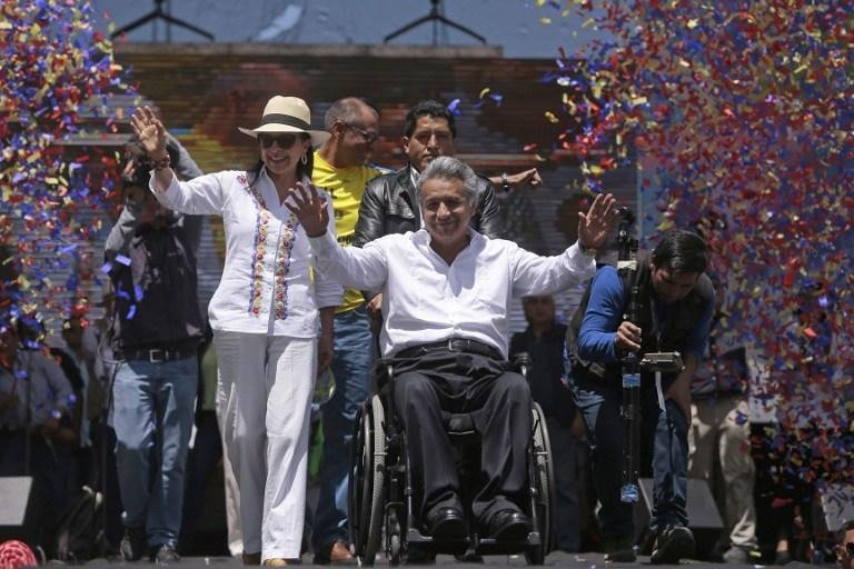 Conselho Eleitoral confirmou que Len&iacute;n Moreno foi eleito no 2&ordm; turno com 51,16% dos votos v&aacute;lidos