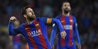 Messi foi ovacionado na partida e marcou dois gols
