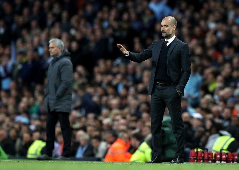 Duelo entre Mourinho e Guardiola terminou sem gols em Manchester
