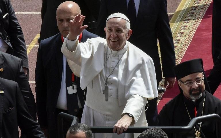 Papa Francisco celebra missa com cat&oacute;licos no Egito