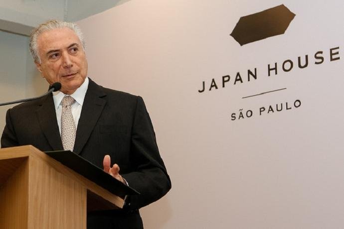 Temer deu declara&ccedil;&atilde;o durante cerim&ocirc;nia de Inaugura&ccedil;&atilde;o da Casa Jap&atilde;o