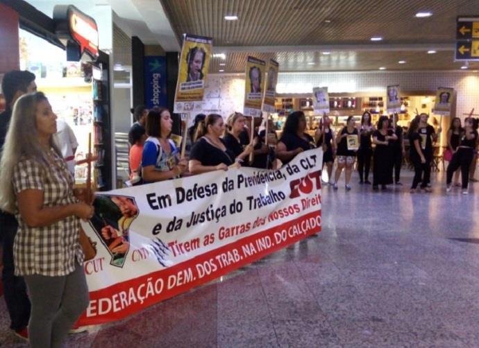 CUT planeja ato contra reformas no Salgado Filho na pr&oacute;xima semana