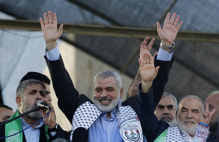 L&iacute;der palestino Isma&iuml;l Haniyeh foi eleito neste s&aacute;bado &agrave; frente do gabinete pol&iacute;tico do Hamas