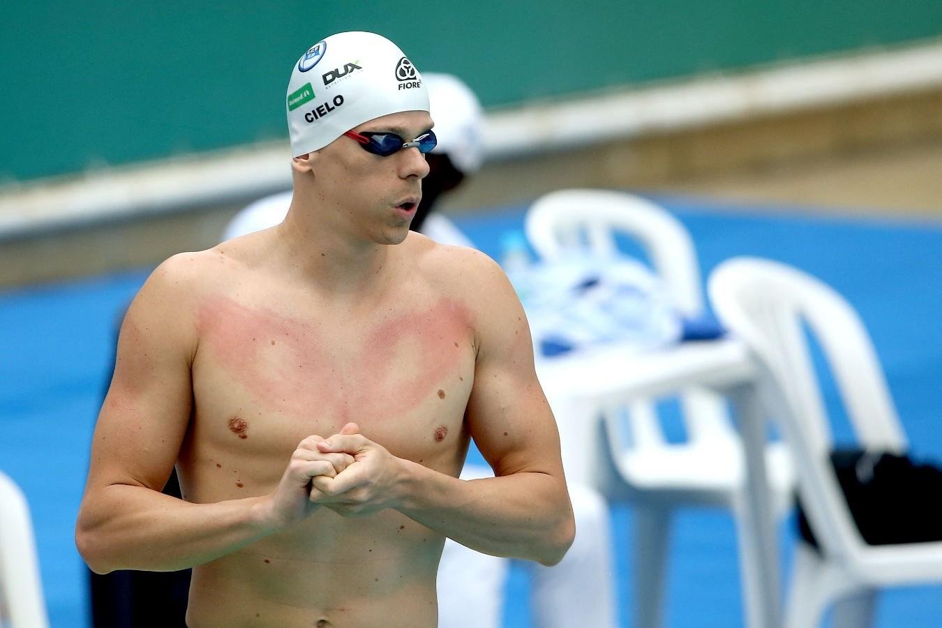 Cielo fica em segundo nos 50m livre no Maria Lenk