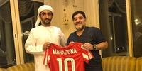 Maradona anunciou pelo Facebook que irá treinar Al Fujairah dos Emirados Árabes