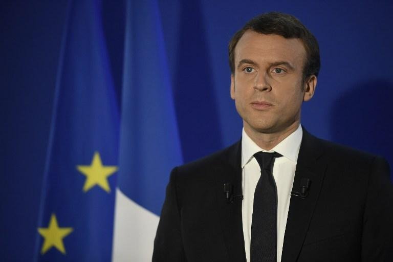 Macron diz que defender&aacute; Fran&ccedil;a e Europa em primeiro discurso ap&oacute;s vit&oacute;ria