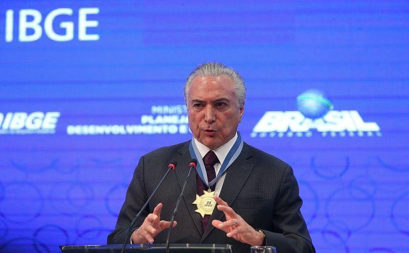 Temer participou de evento promovido pelo Instituto Brasileiro de Geografia e Estat&iacute;stica (IBGE)