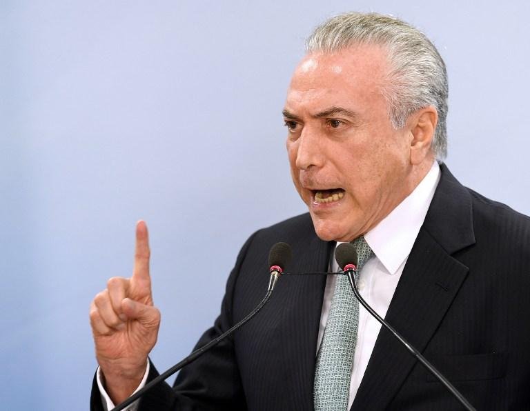 Temer afirmou que n&atilde;o deixar&aacute; o Planalto