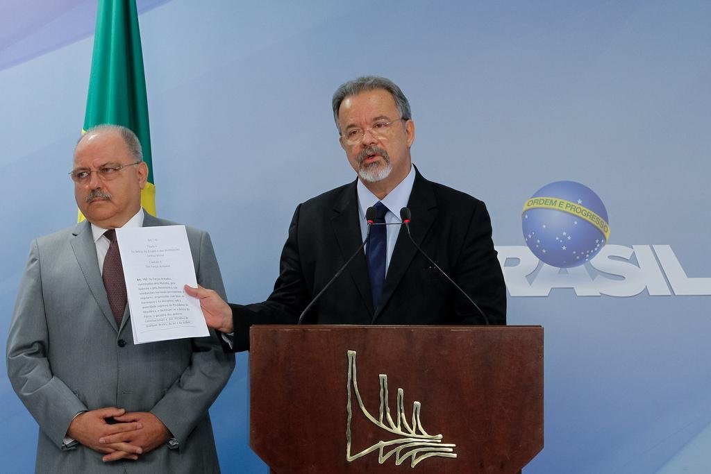 Ministro da defesa Raul Jungmann concedeu entrevista coletiva nesta quinta-feira