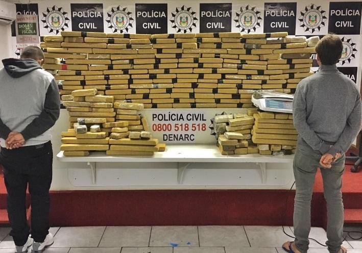 Denarc monitora ingresso de carregamentos de maconha no Rio Grande do Sul