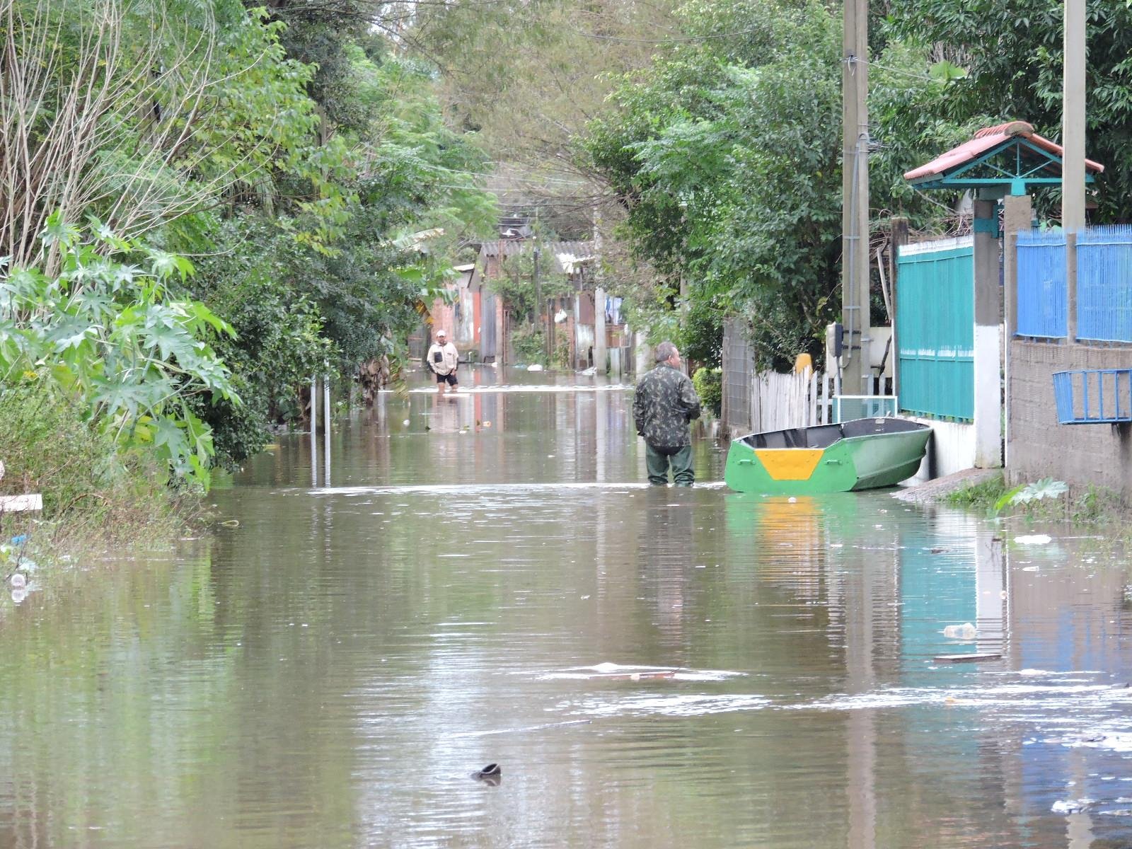 Em Sapucaia, o bairro Carioca foi um dos mais afetados