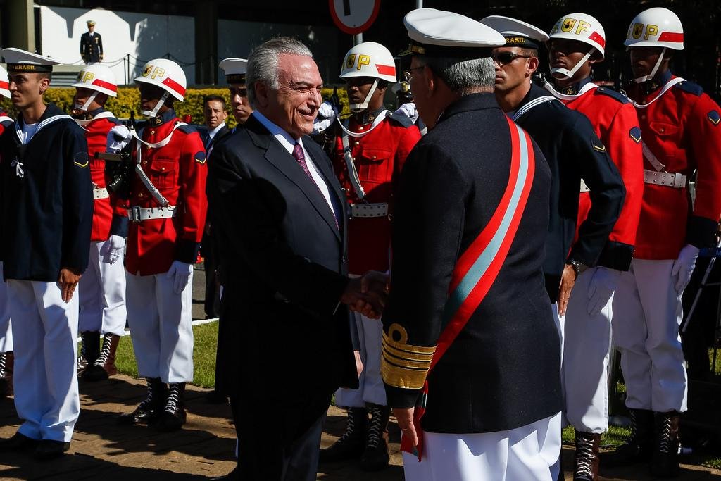 Temer participou de evento da Marinha nesta sexta-feira
