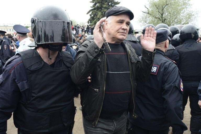 Protesto contra corrup&ccedil;&atilde;o na R&uacute;ssia termina com 200 detidos