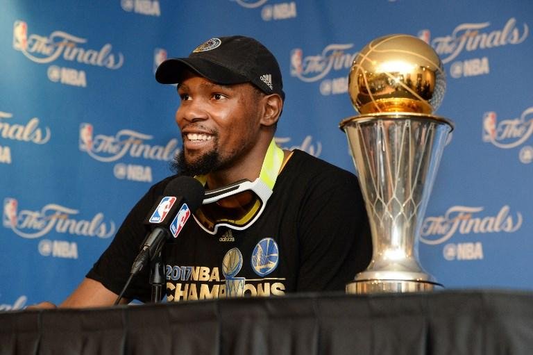 Kevin Durant revelou que ficou noites sem dormir antes do confronto da s&eacute;rie final contra a equipe de LeBron James