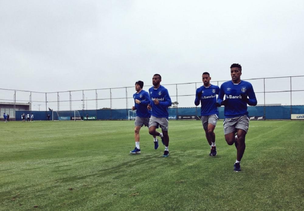 Gr&ecirc;mio finaliza prepara&ccedil;&atilde;o para enfrentar Fluminense pelo Brasileir&atilde;o