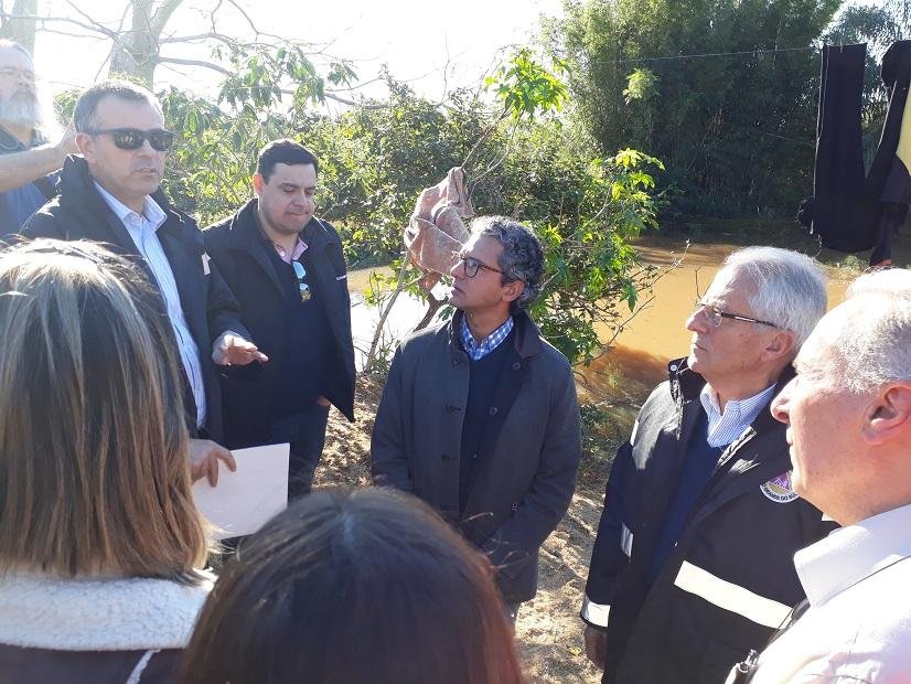 Vice governador e comitiva visitou na &uacute;ltima segunda-feira a cidade de Itaqui