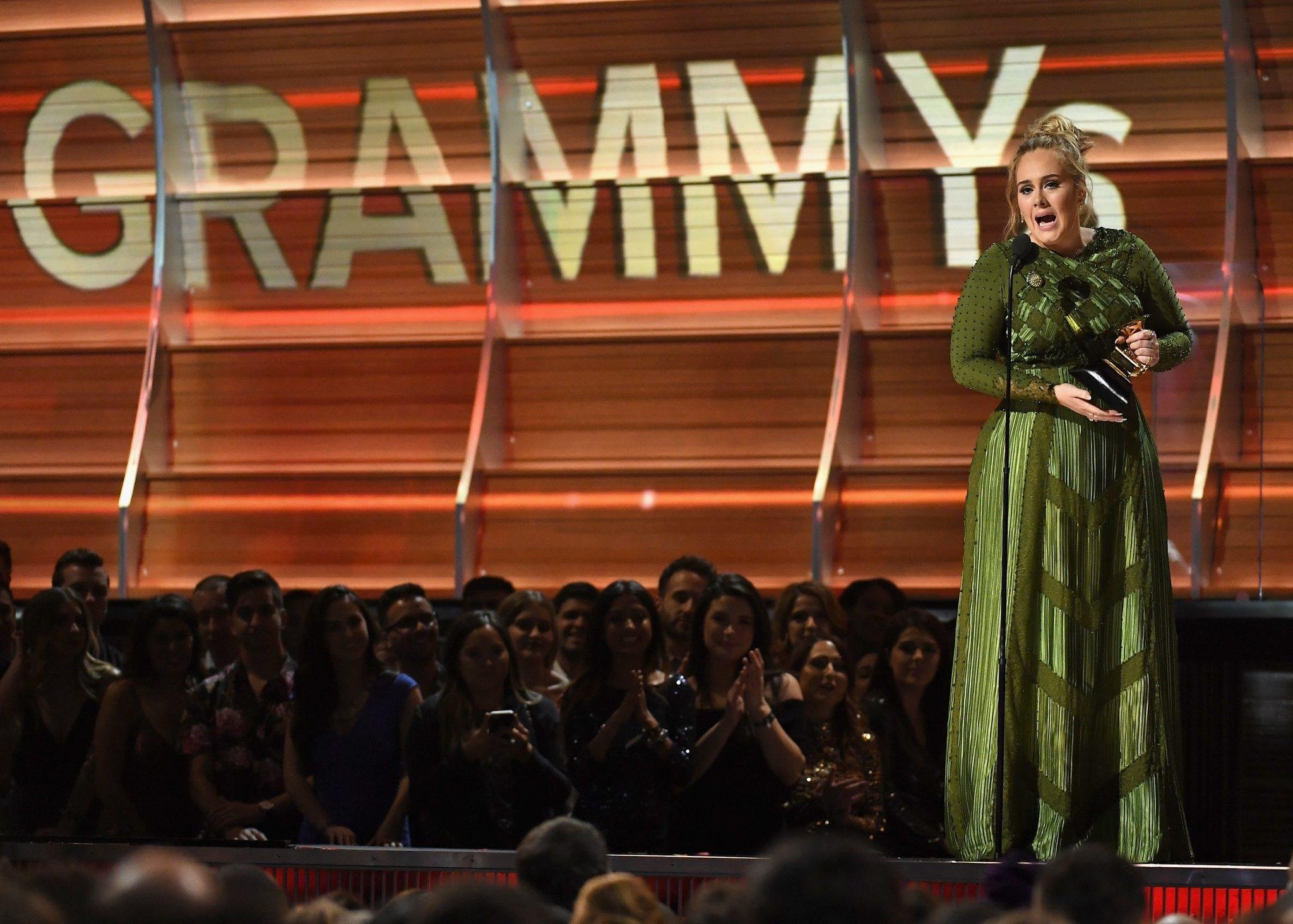 Adele conquistou o pr&ecirc;mio em 2017 com o &aacute;lbum "25"
