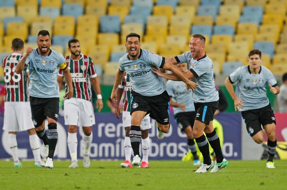 Gr&ecirc;mio bateu o Fluminense no Maracan&atilde;