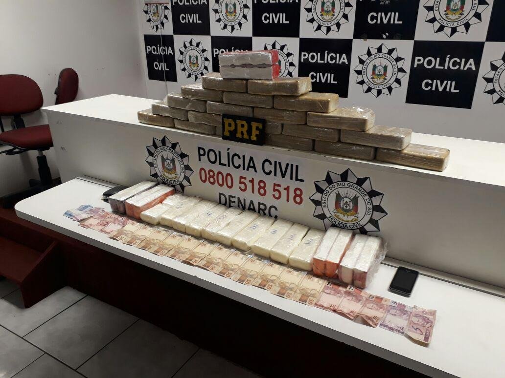 Droga estava dividida em 36 tijolos